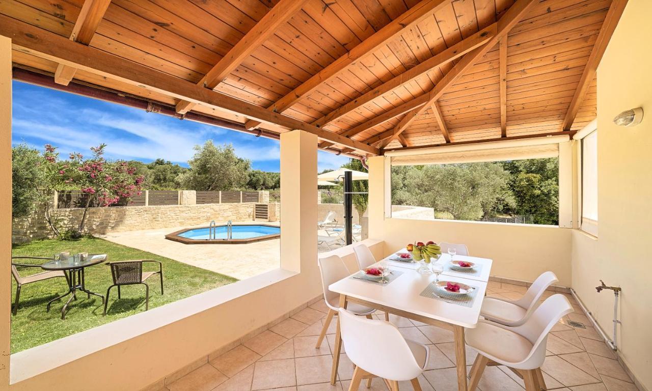 Villa Di Palma Heated Pool Koufi Екстериор снимка