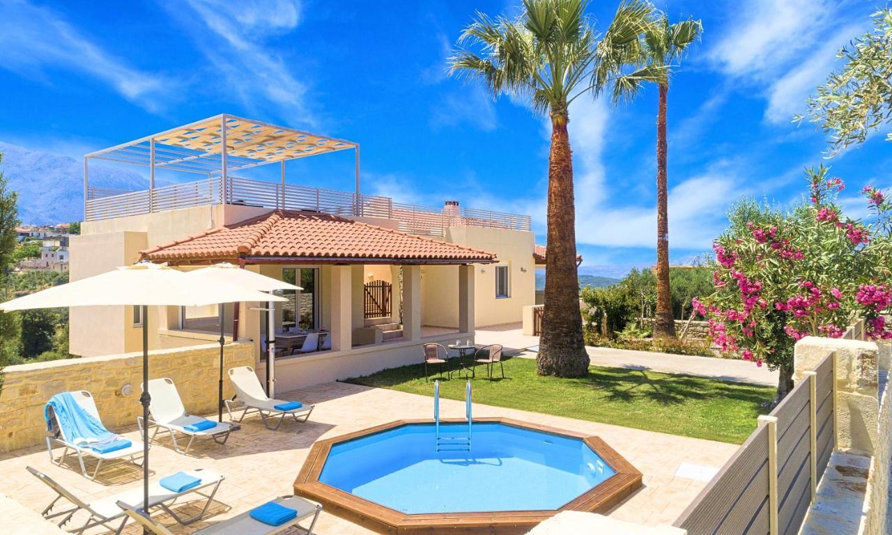 Villa Di Palma Heated Pool Koufi Екстериор снимка